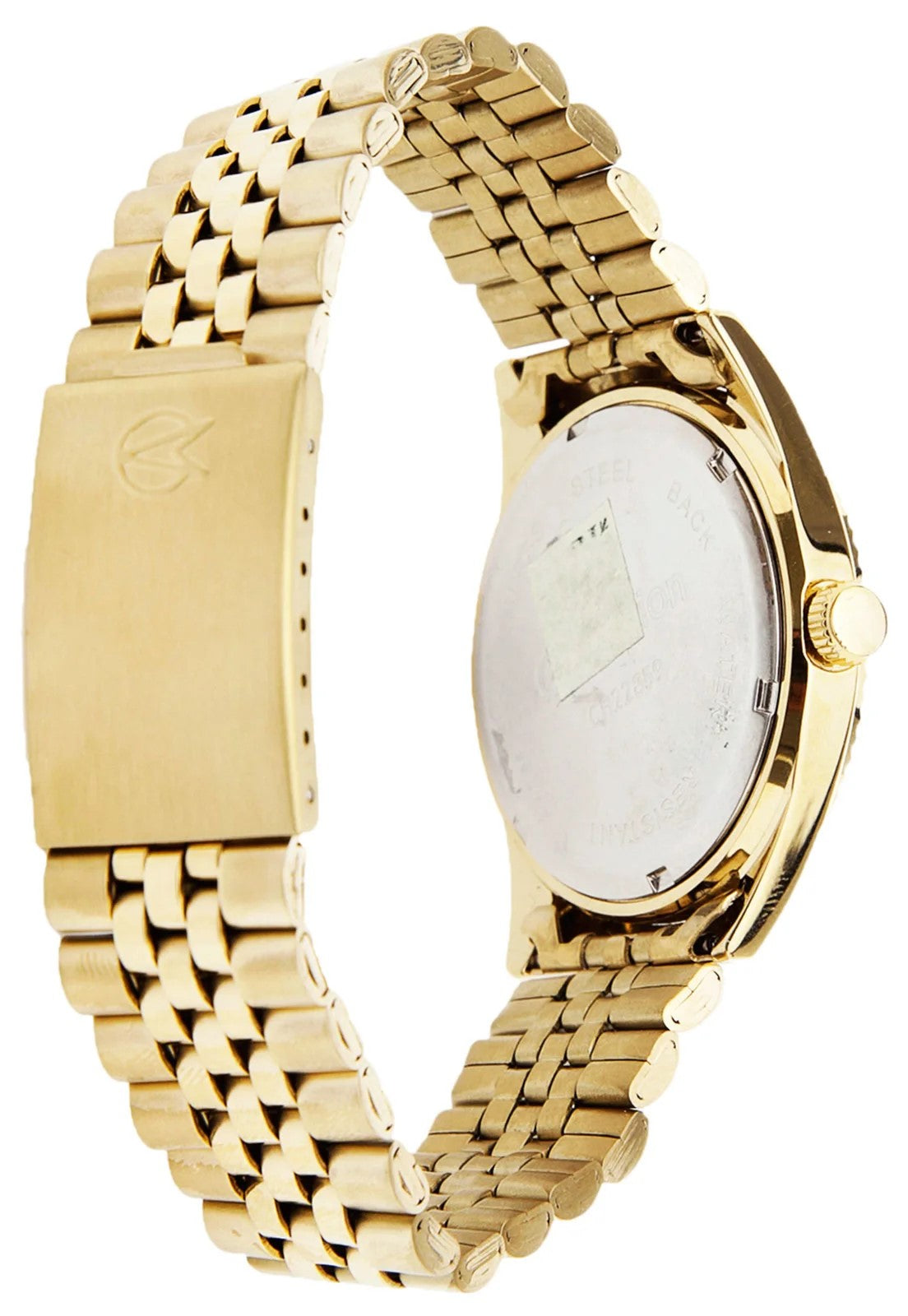 Relógio pulso Champion prova D'agua dourado cor a correia dourado mostrador branco