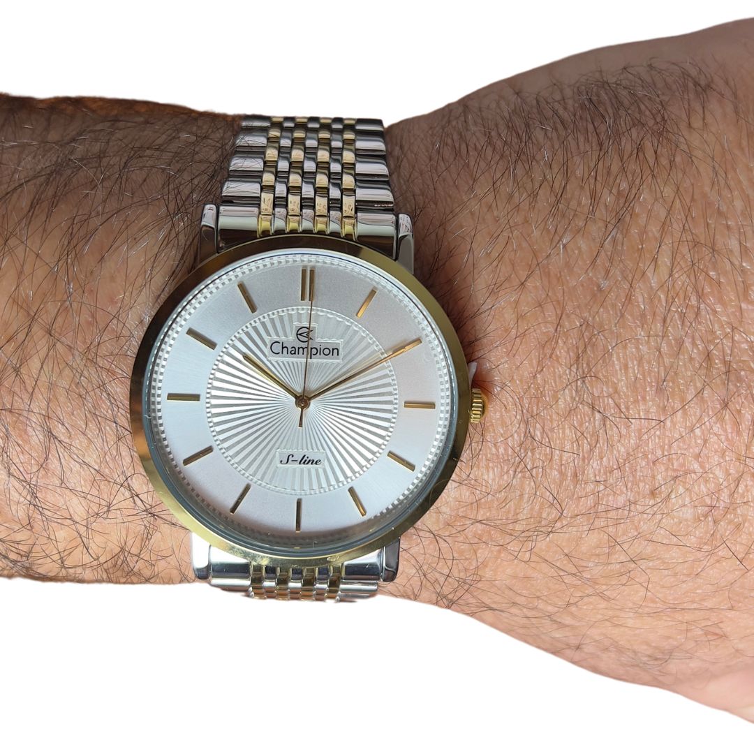 Relógio Masculino Misto Champion Quartz caixa S Line