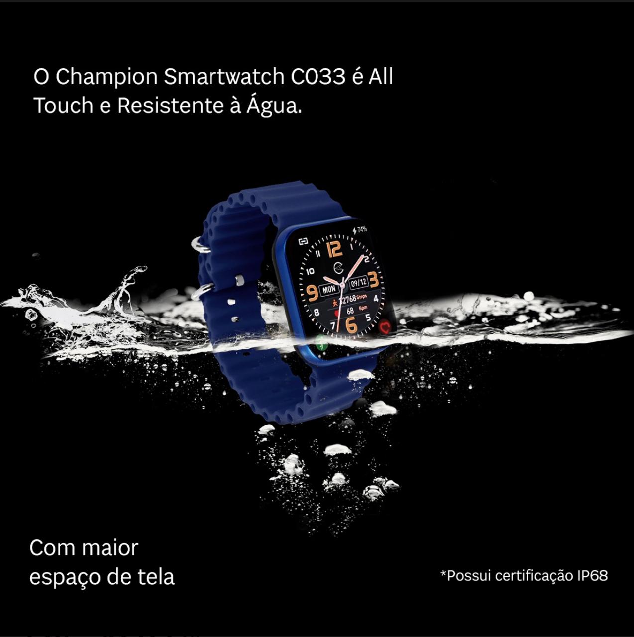 Champion Smartwatch Prova D' Água, Cor Conforme Foto