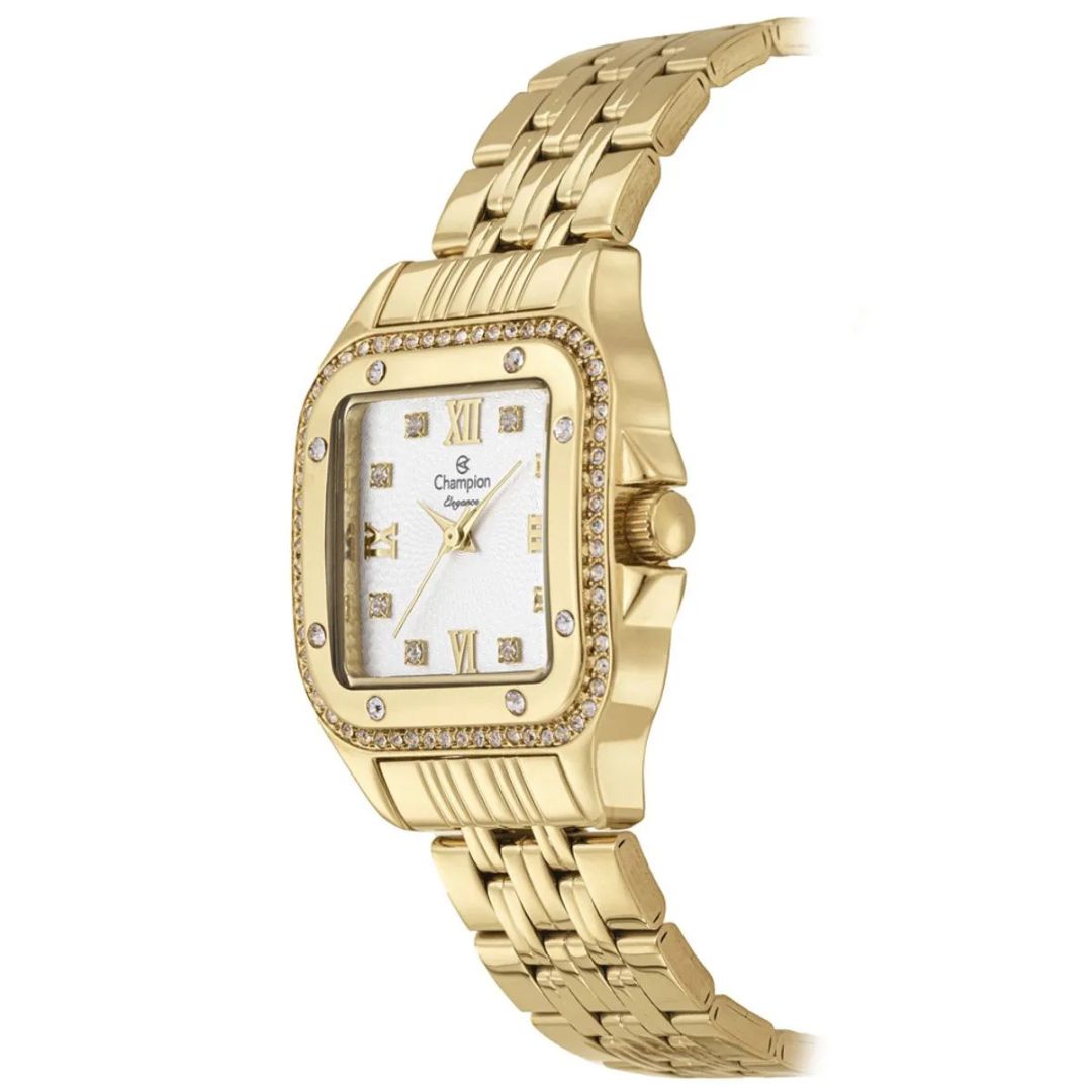 Relogio Feminino Champion Elegance dourado CN27321H