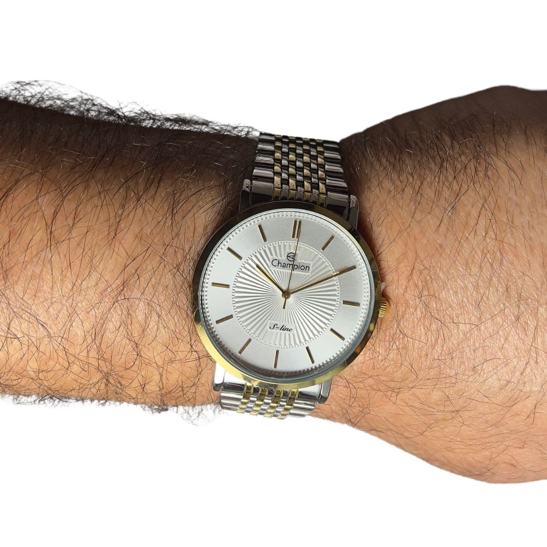 Relógio Masculino Misto Champion Quartz caixa S Line