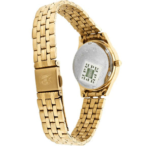 Relógio Champion CH24900W Dourado Com Semijóia Colar + Brinco