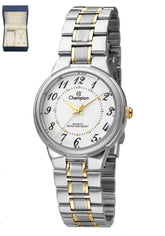 Relógio Champion Feminino Misto Fundo Branco  + Semi Joia QTZ