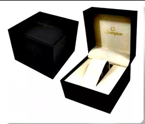 Relógio Champion Masculino Dourado Pulseira Couro QTZ
