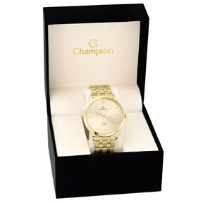 Relógios Masculino Dourado S-Line  Champion, Qtz , Fundo Dourado