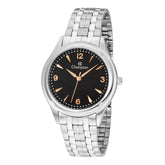 Relógio Masculino Prata Champion Fundo Preto Quartz  CN20462T