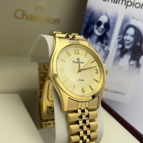 Relógio Masculino Champion Analógico S-line Cn21121x Dourado