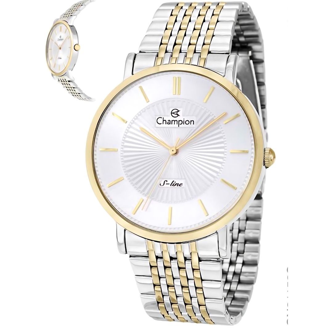 Relógio Masculino Misto Champion Quartz  caixa S Line
