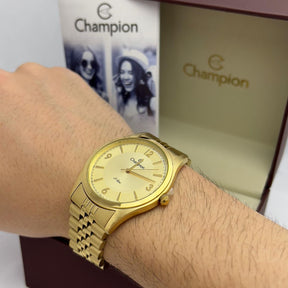 Relógio Masculino Champion Analógico S-line Cn21121x Dourado