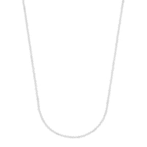 Colar Turmalina natural 2mm em prata de lei 925 pedra natural