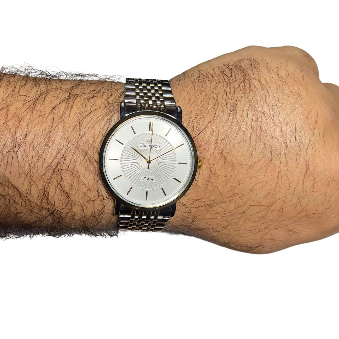 Relógio Masculino Misto Champion Quartz  caixa S Line