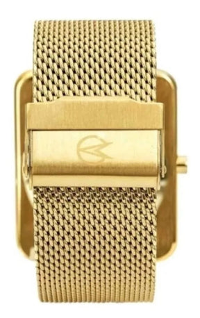 Relógio Digital LED Espelhado Feminino  Dourado Champion